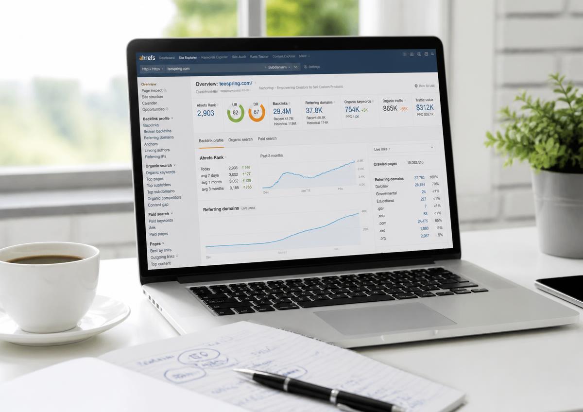 SEO futuristic visual